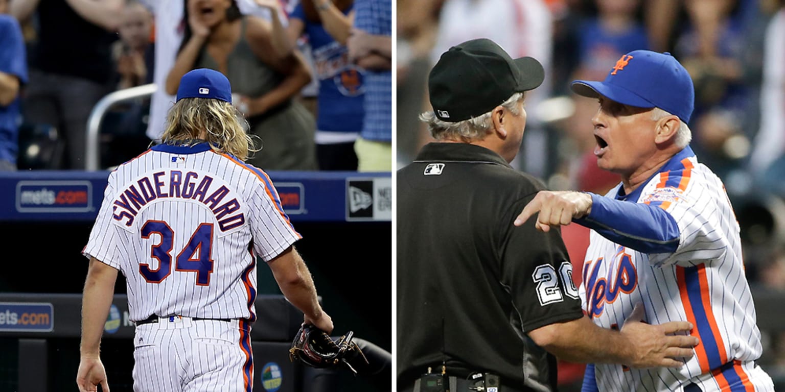 Mets' Noah Syndergaard ejected after throwing behind Chase Utley
