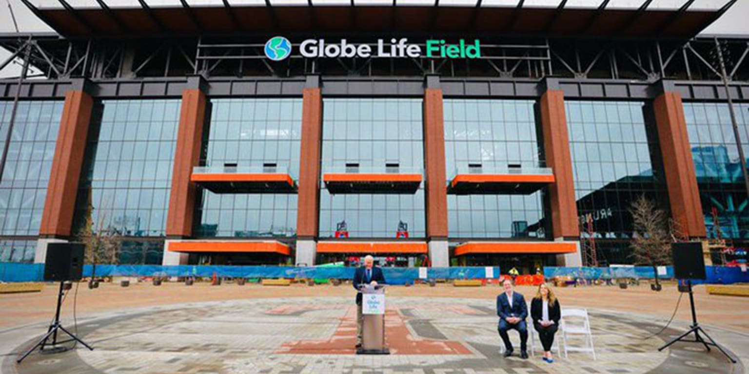 First Exterior Signage Installed at Globe Life Field