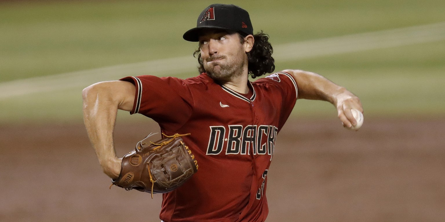 Seattle Mariners starting pitcher Robbie Ray begins his windup