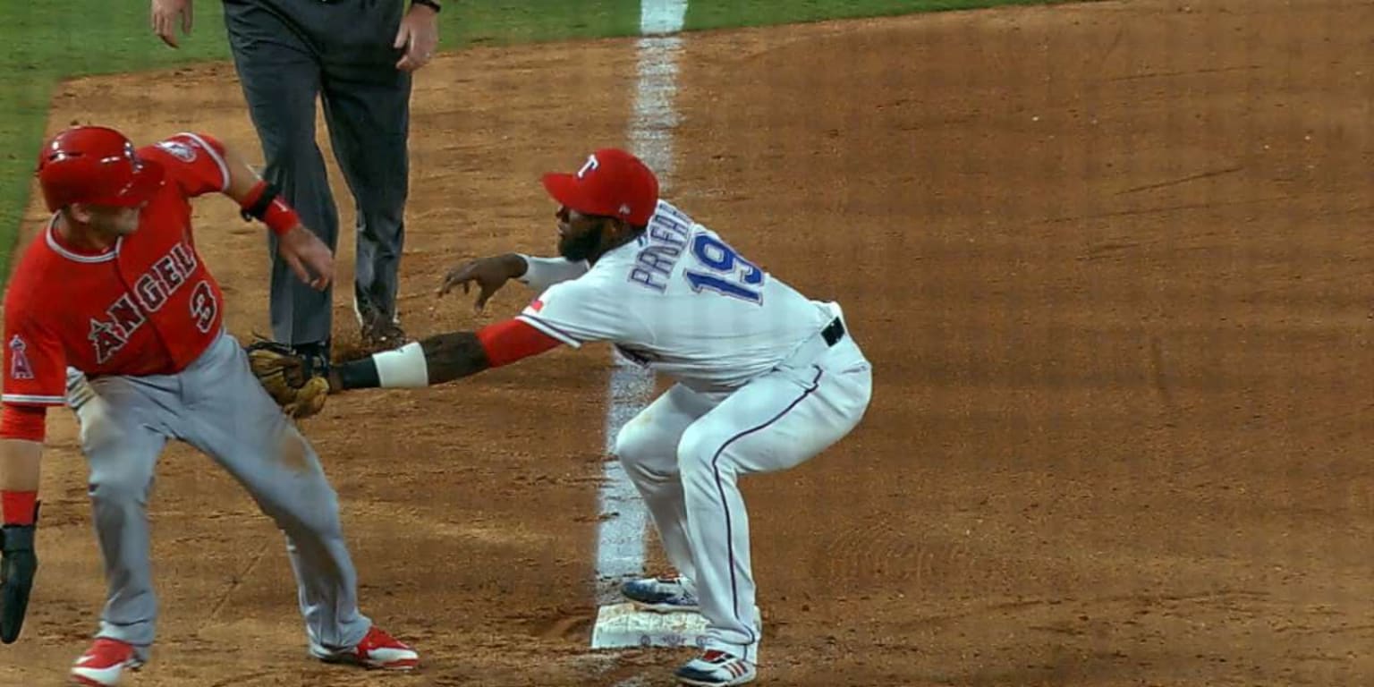 Rangers pull off rare 5-4 triple play