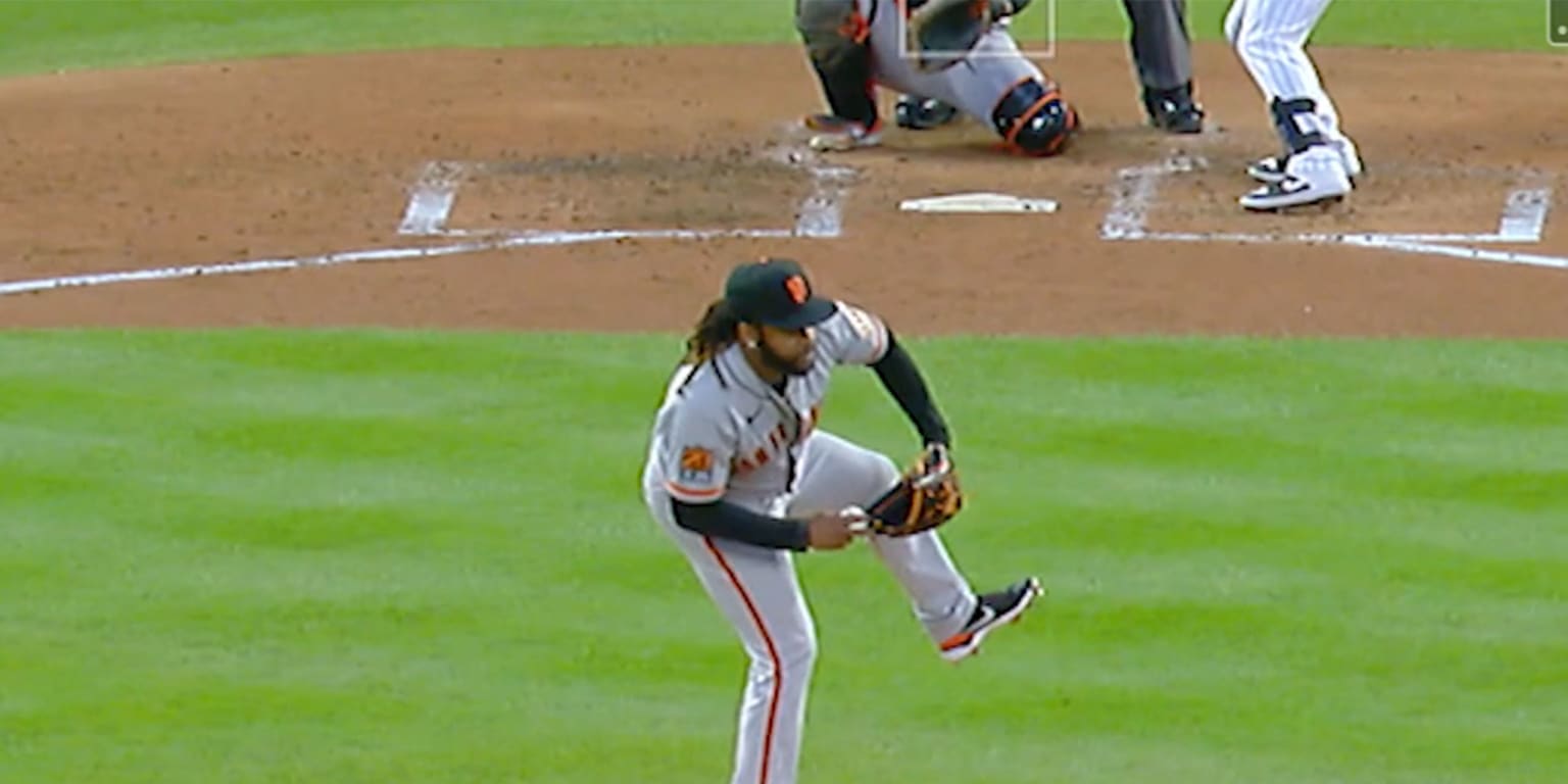 Giants' Johnny Cueto and the artistry of his many windups