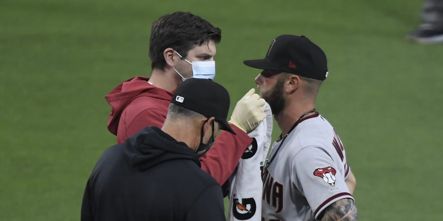 D-backs' Christian Walker removed vs. Orioles following hit-by-pitch