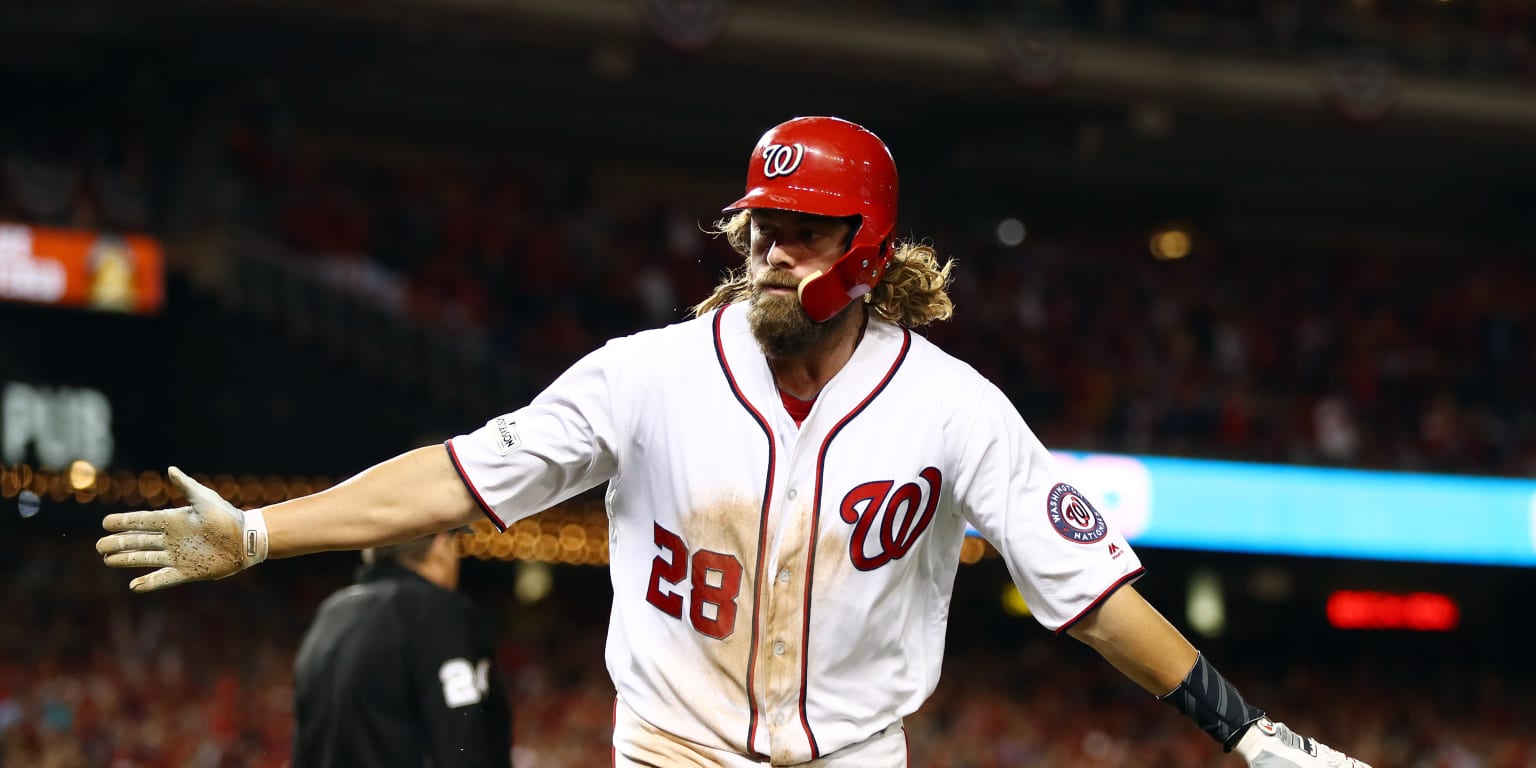 The recently retired Jayson Werth knocked a monster dinger in his rec  league baseball debut