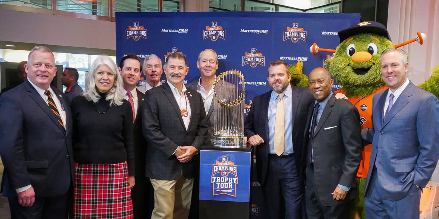 Astros launch World Series title trophy tour