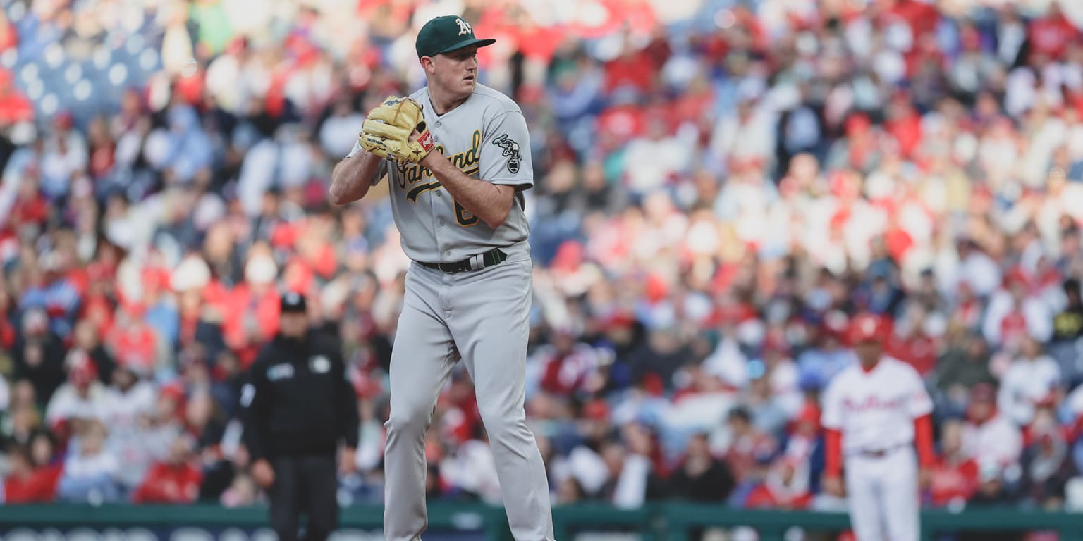 Zach Jackson makes Major League debut for A's