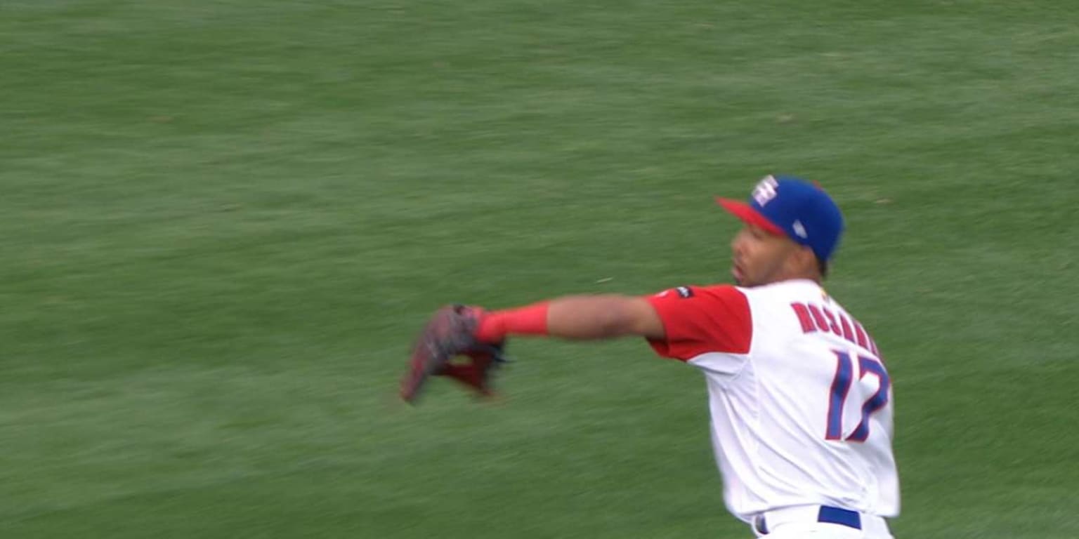 Eddie Rosario jump-started the Puerto Rico-DR game with a cannon