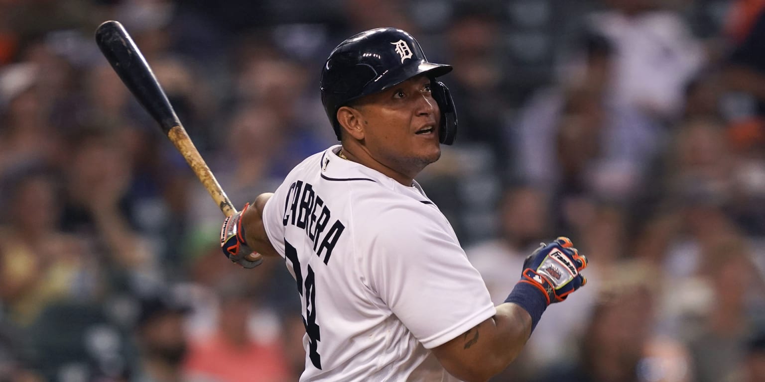 Miguel Cabrera receives his literal triple crown 