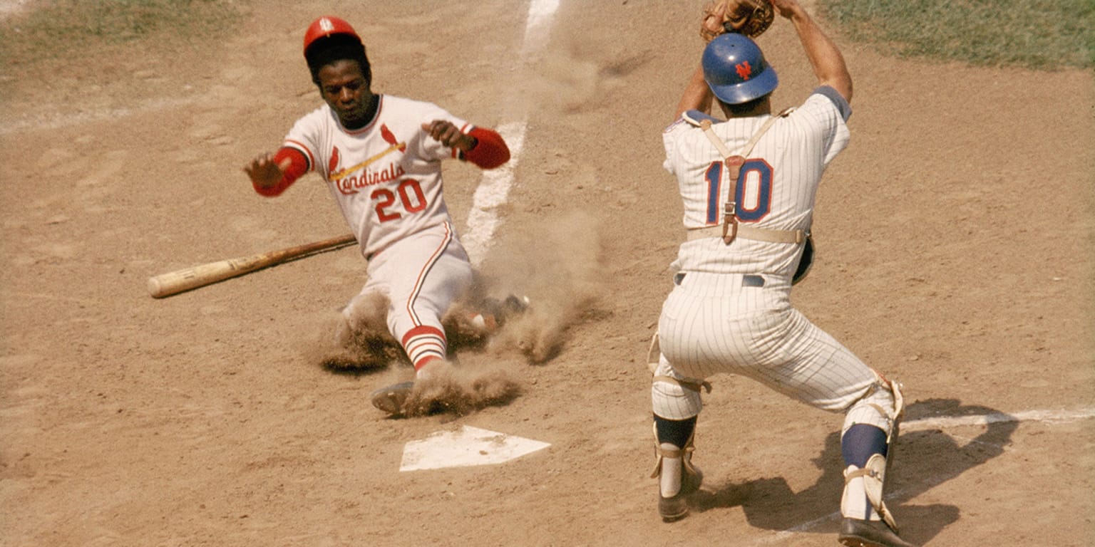 St. Louis Cardinals Lou Brock in action, at bat during spring