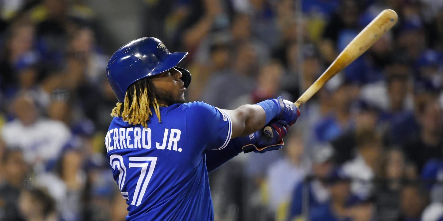 Vladimir Guerrero Jr. working to improve swing