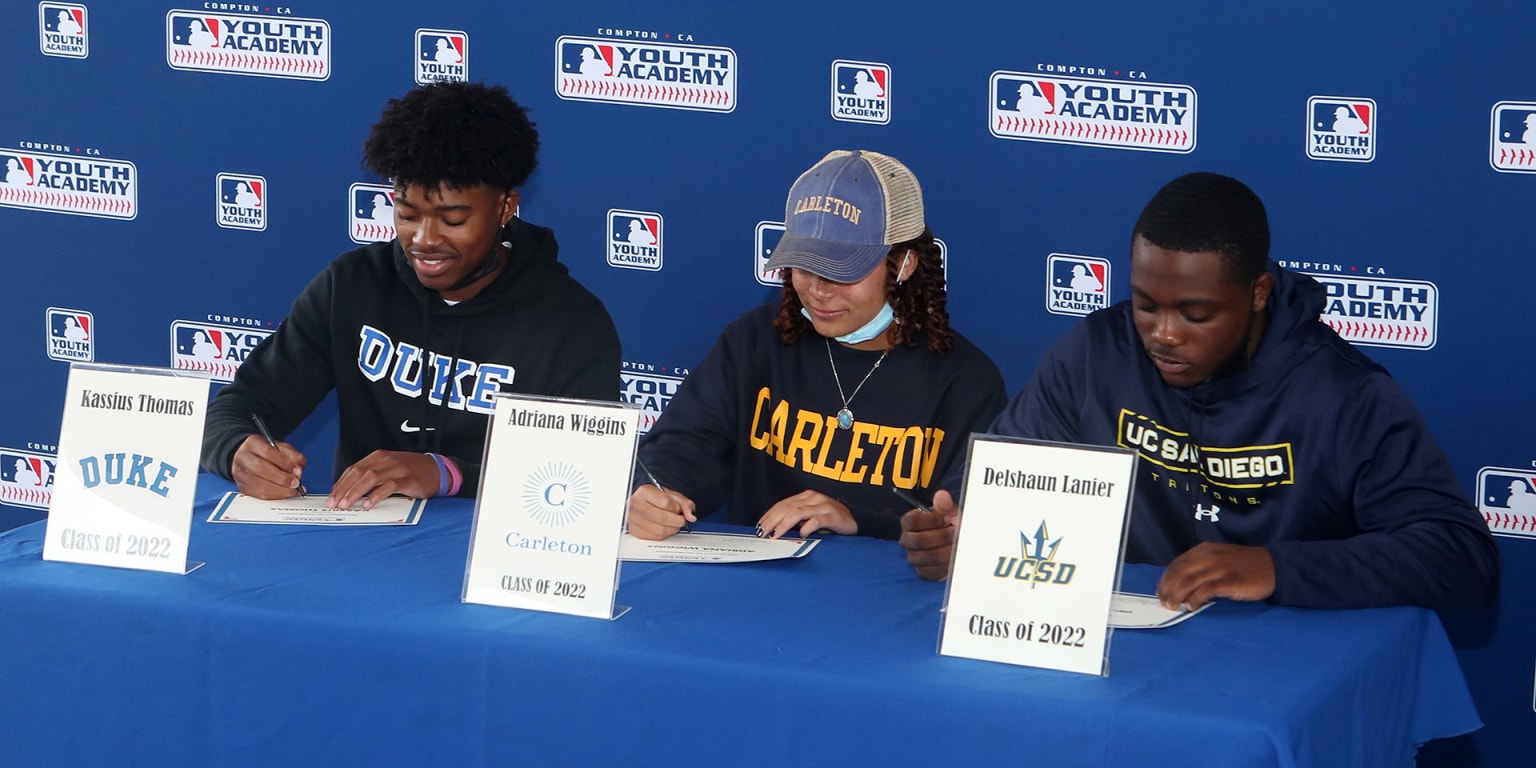 MLB Youth Academy players sign collegiate commitments