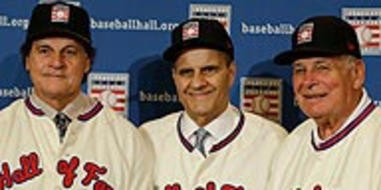 Retired managers Joe Torre, Tony La Russa, Bobby Cox elected to