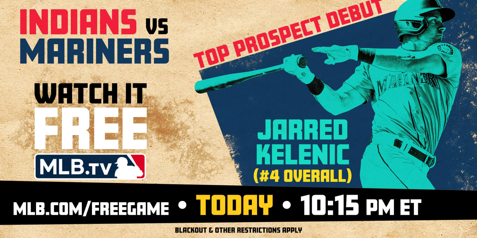 MLB TV Free Game of the Day Mariners vs Indians