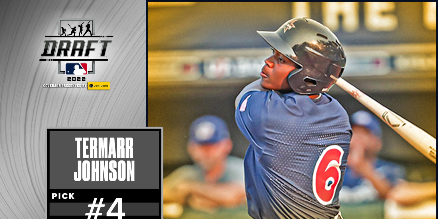 BREAKING: The Pittsburgh Pirates have selected SS Termarr Johnson with The  4th Overall Pick in The 2022 MLB Draft!! Congrats @termarrrr !!