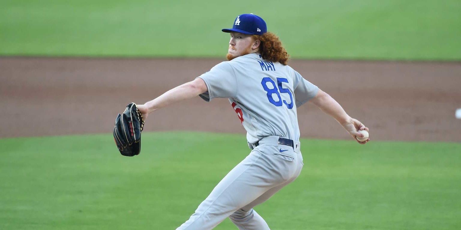 Dodgers' Dustin May showing off NASTY stuff against Padres for 8