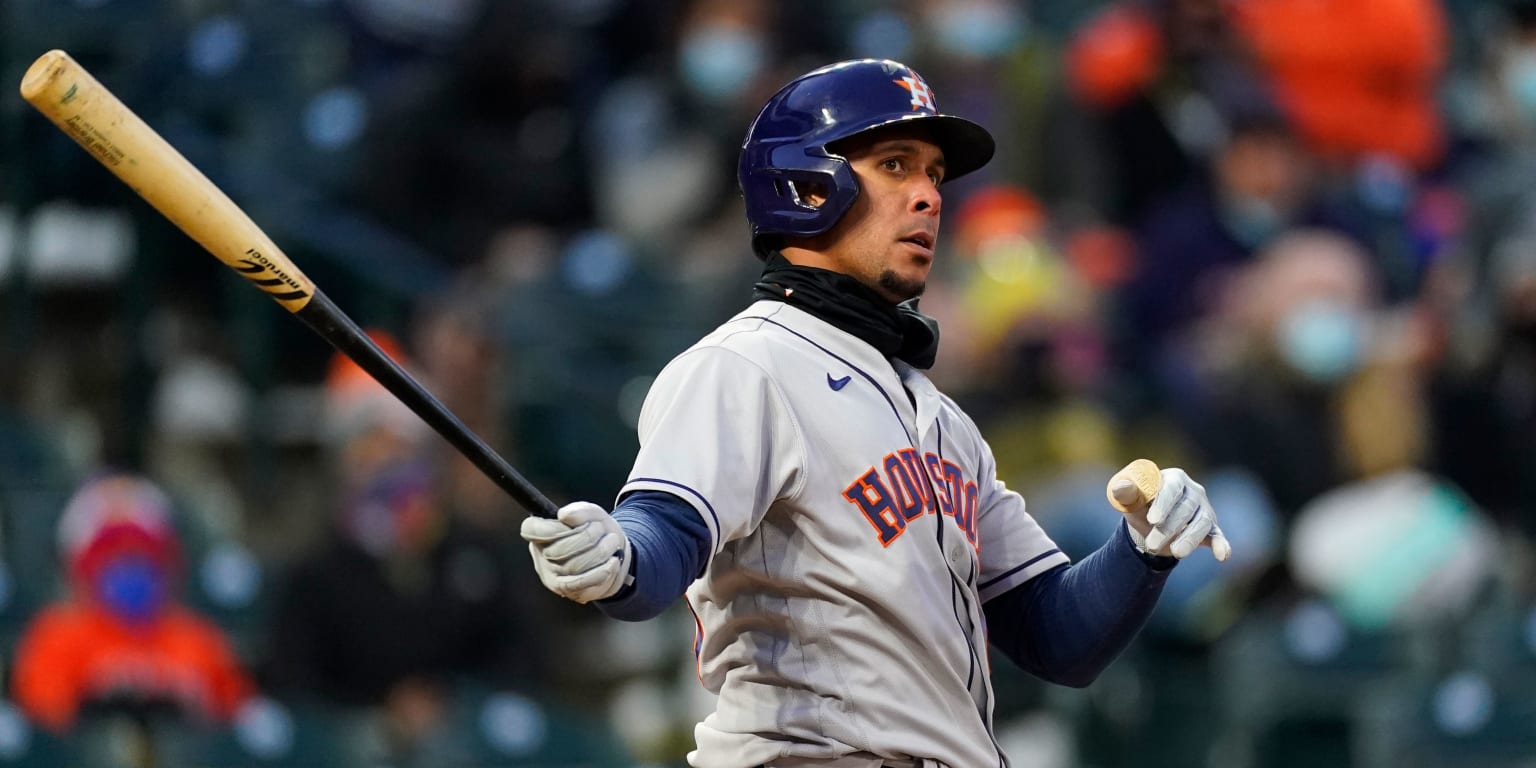 Michael Brantley happy to be back in Astros' outfield