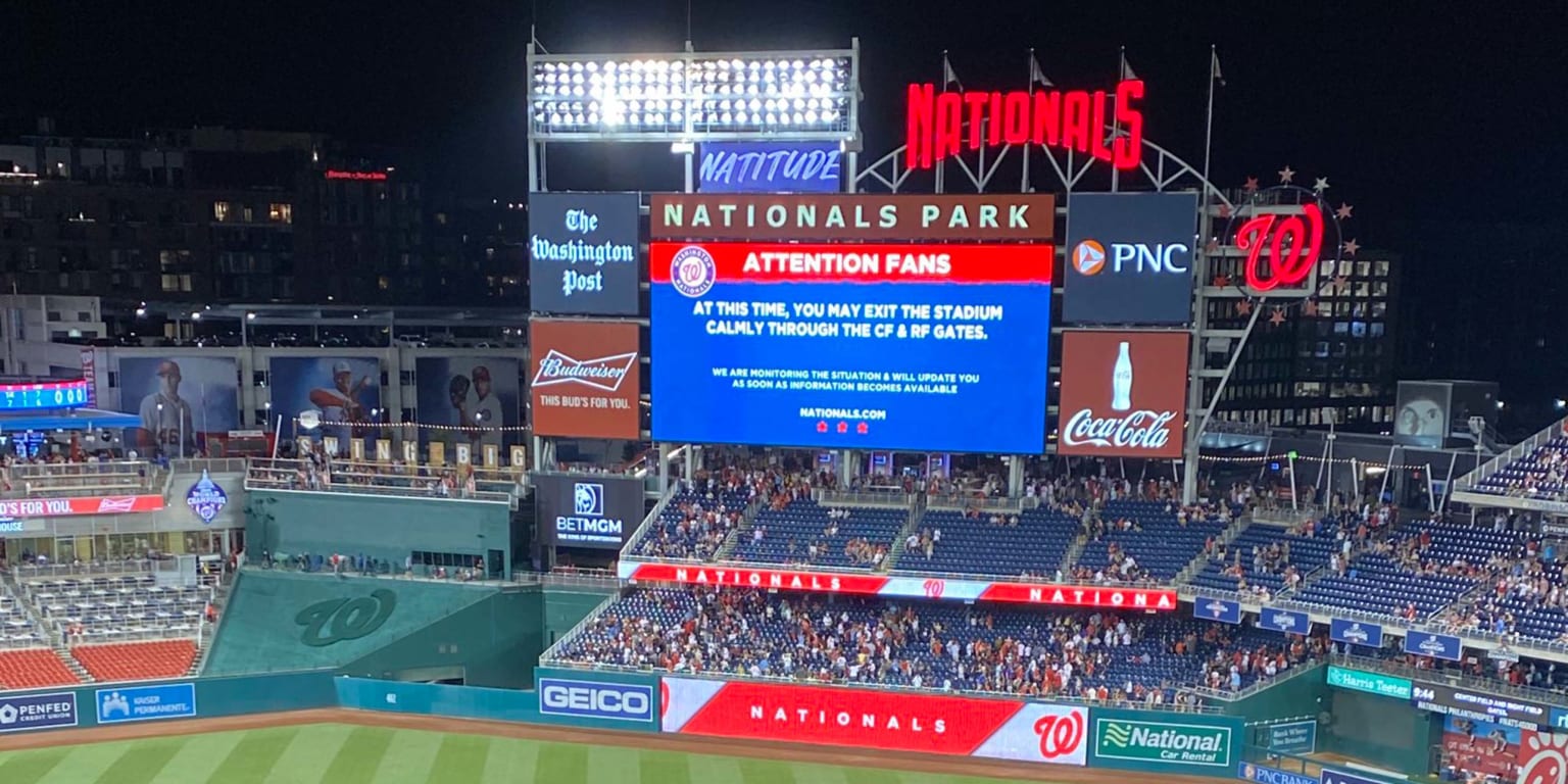 Shooting Outside Nationals Park Halts Baseball Game With Padres