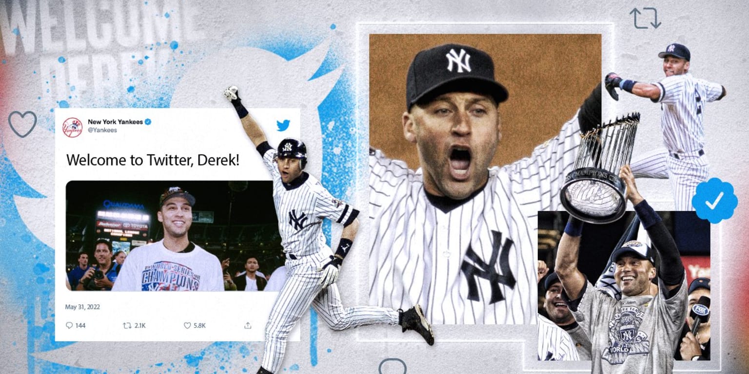 Now tweetingnumber 2Derek Jeter!