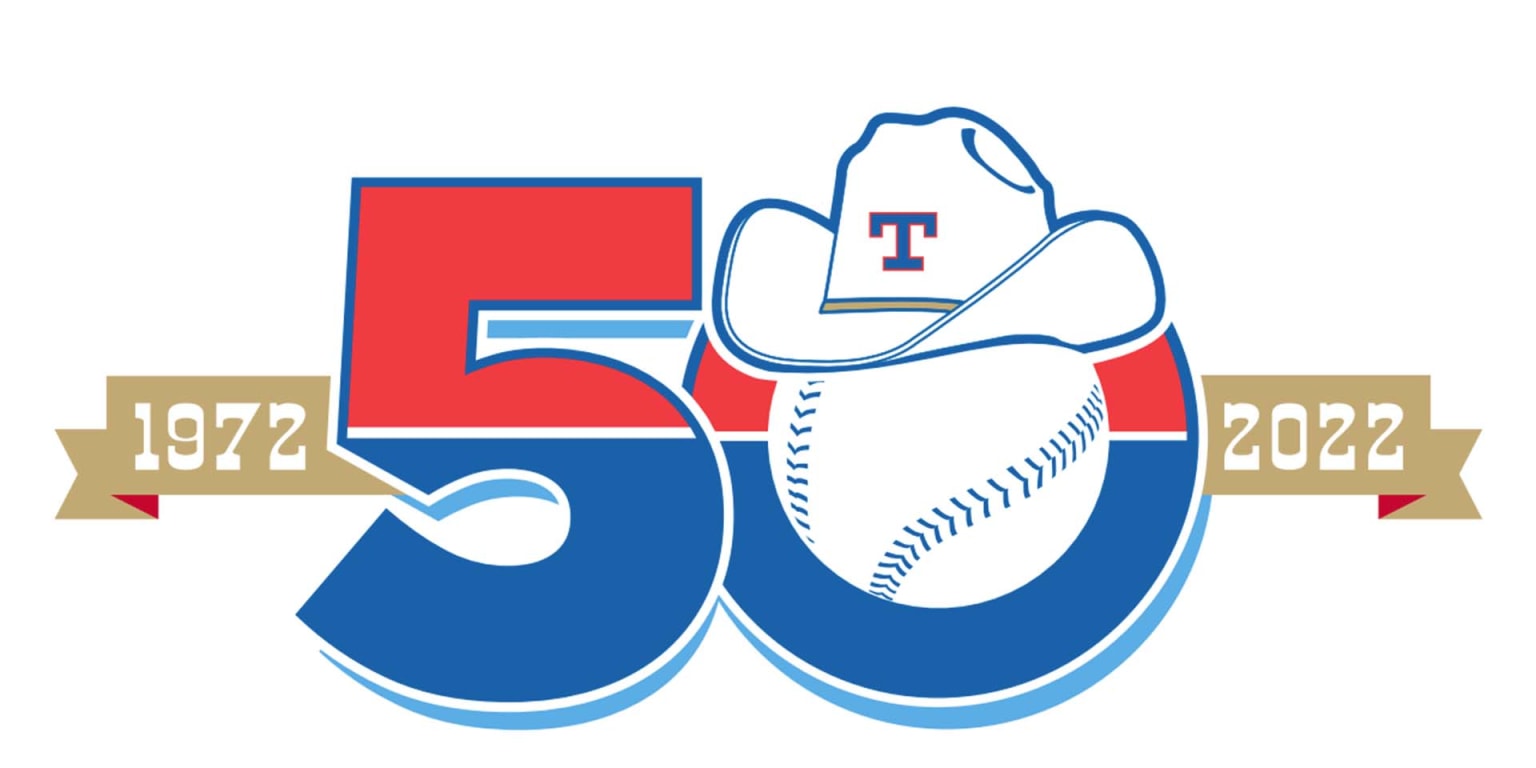 texas rangers 50th anniversary merchandise