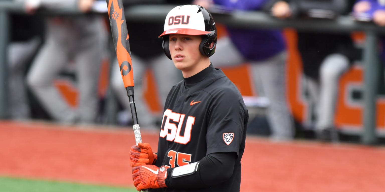 Switch-hitting with Adley Rutschman, The potentail top pick can swing it  from both sides of the dish! Oregon State Baseball's Adley Rutschman talks  you through his swing on each side. See