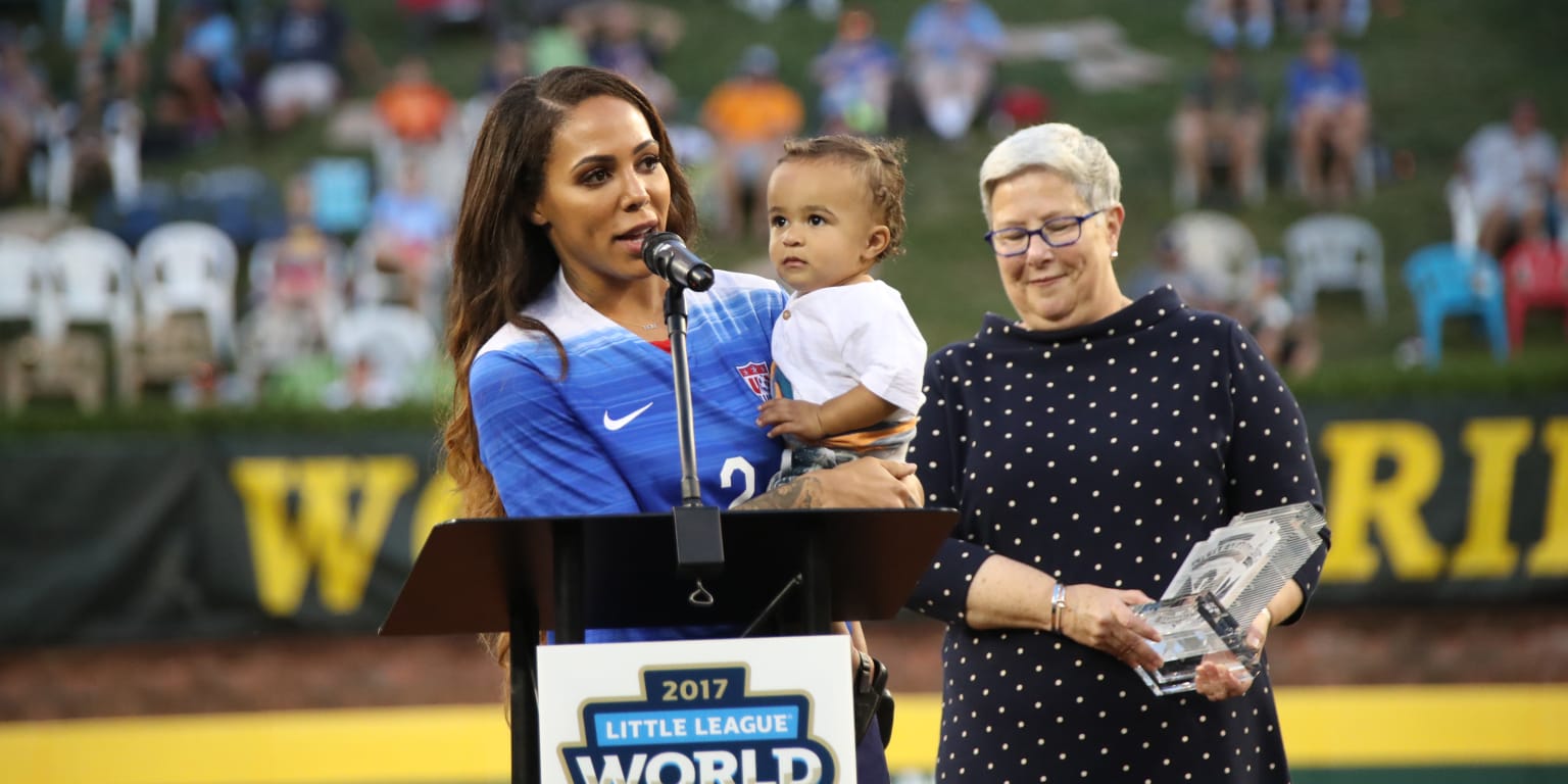 Forward Sydney Leroux of USA in action during their international