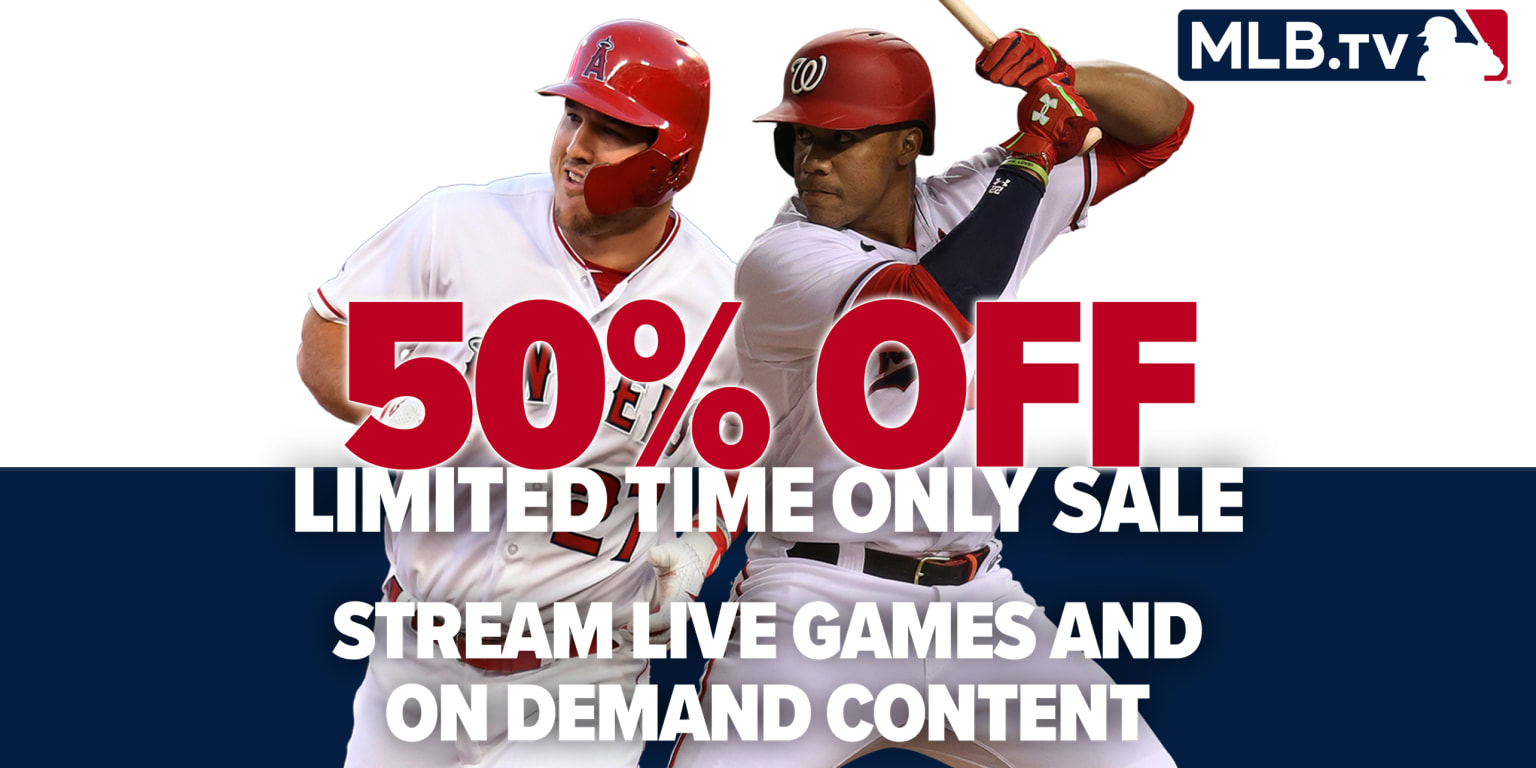 MLB.TV on sale for 50 percent off