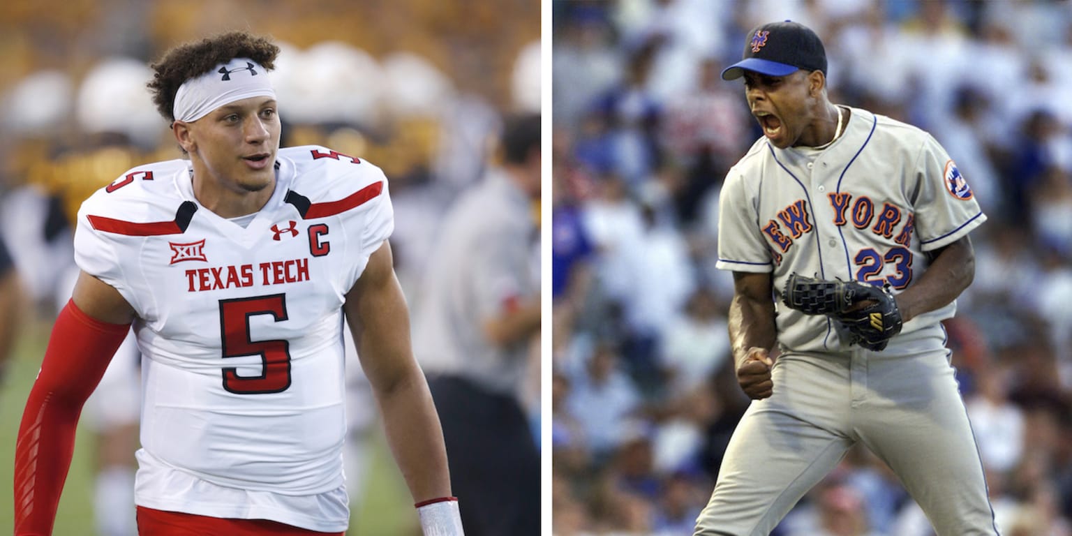 First-round NFL Draft pick Pat Mahomes II has baseball in his