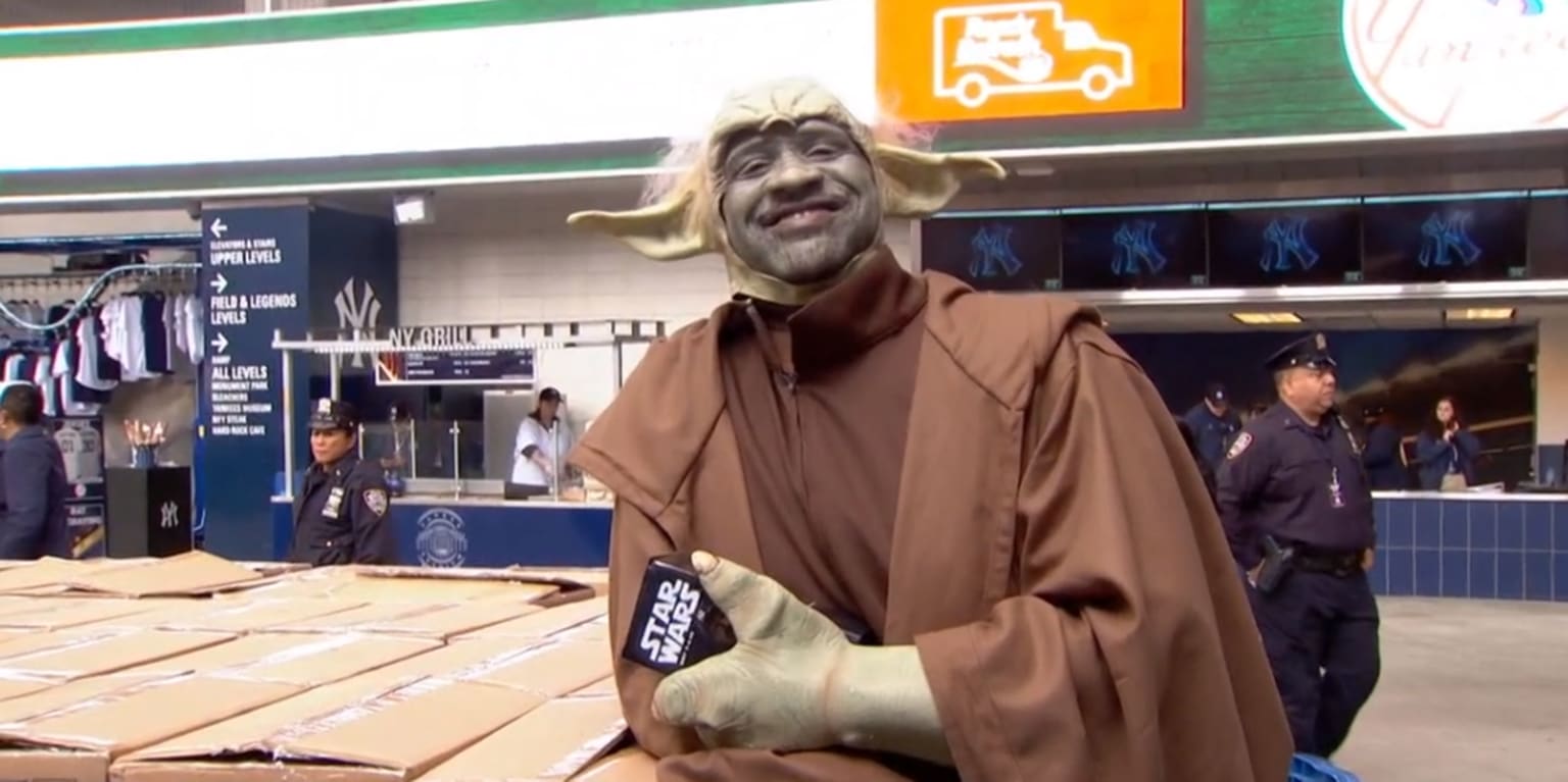 CC Sabathia wears Yoda costume for Star Wars Day