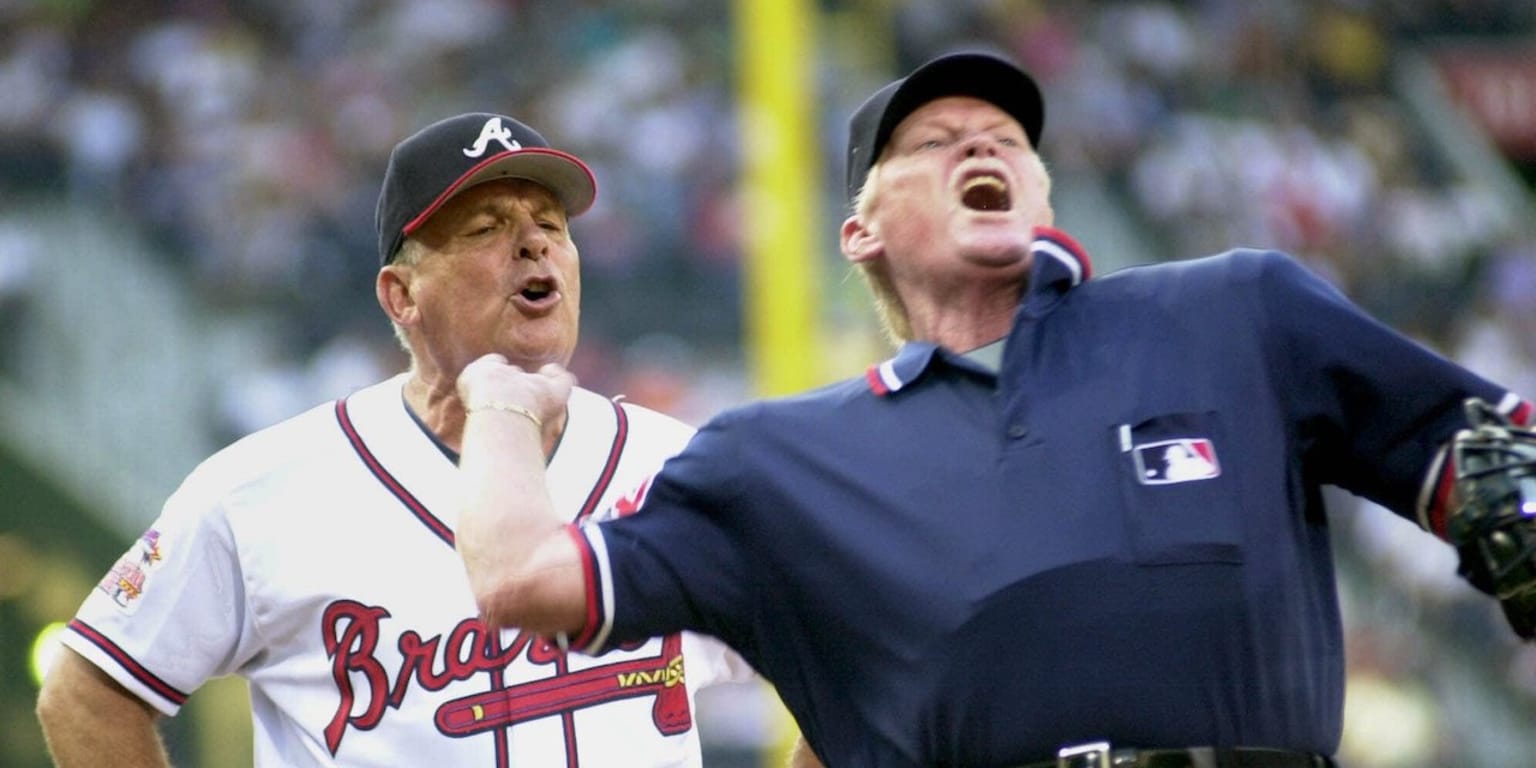 Five clips that show why Bobby Cox is MLB's all-time ejection king