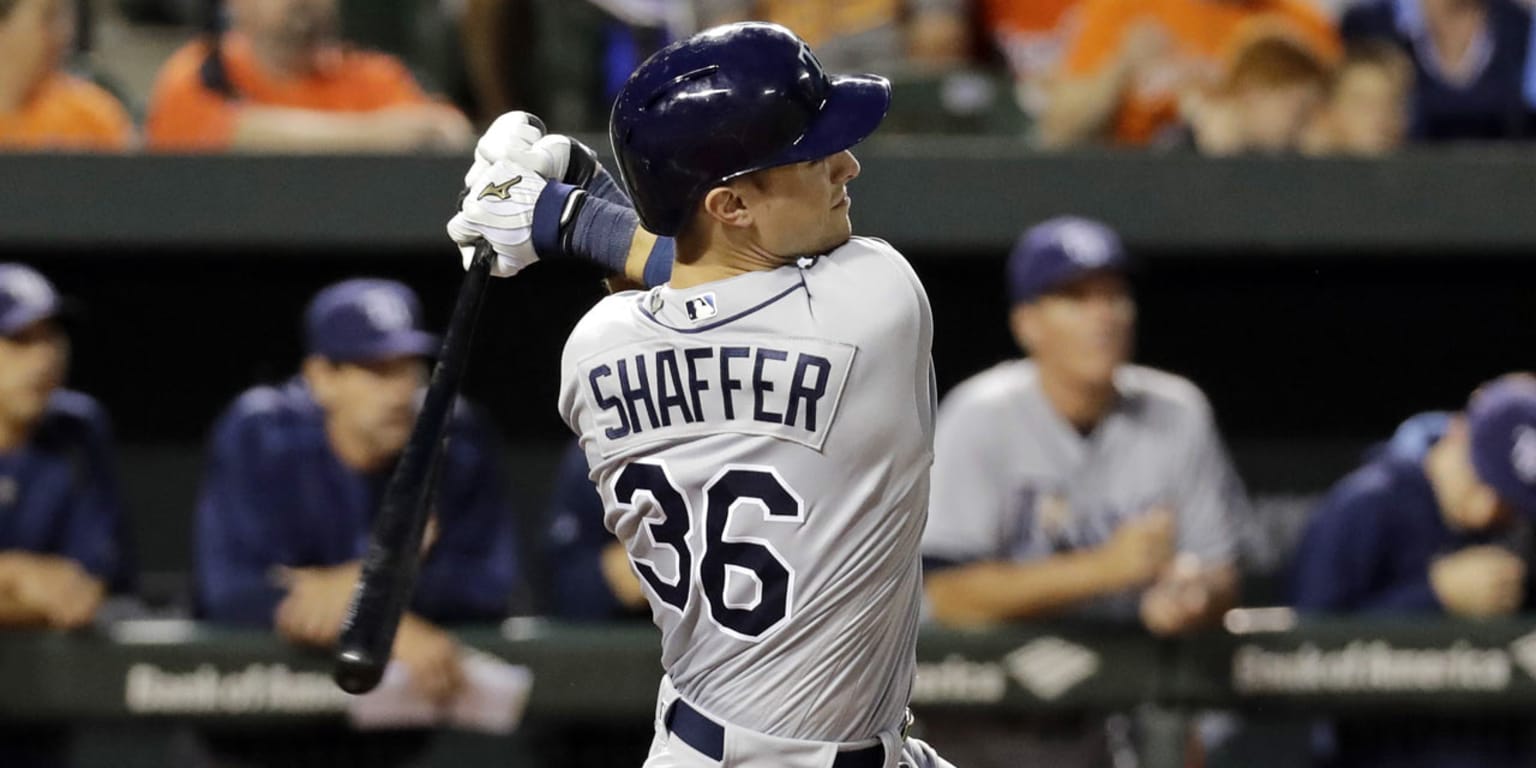 19 September 2015: Tampa Bay Rays first baseman Richie Shaffer (36