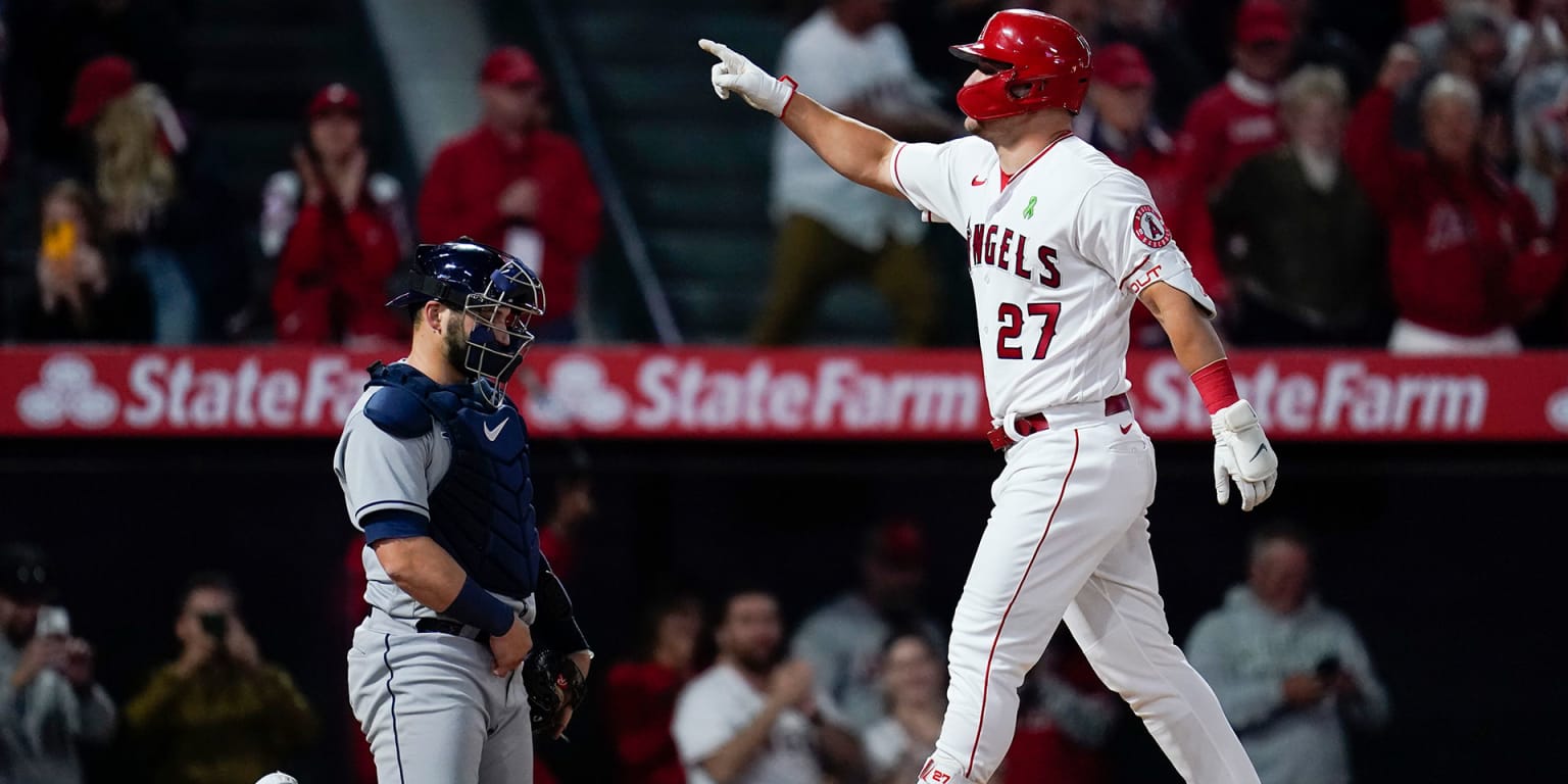 MLB video: What is the longest home run Mike Trout has hit in career? -  DraftKings Network