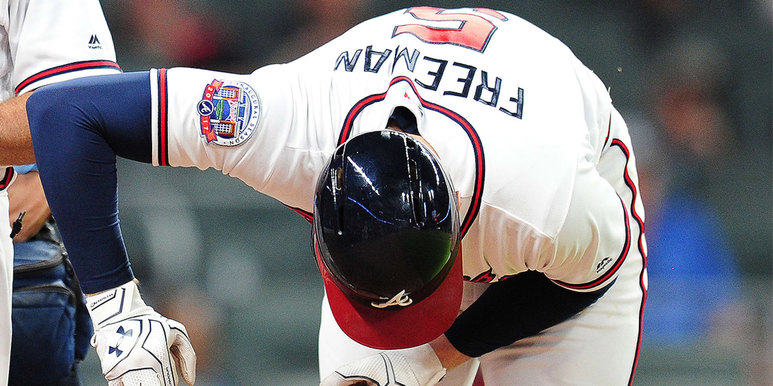 Braves' Freddie Freeman out 10 weeks with broken wrist - MLB Daily Dish