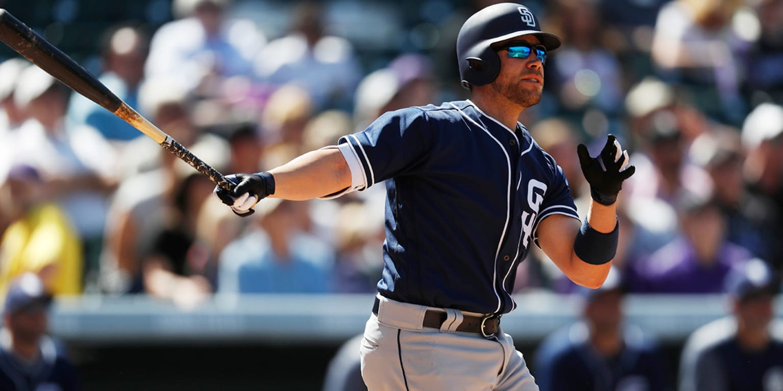 Padres' Ryan Schimpf takes pride in 11 walks