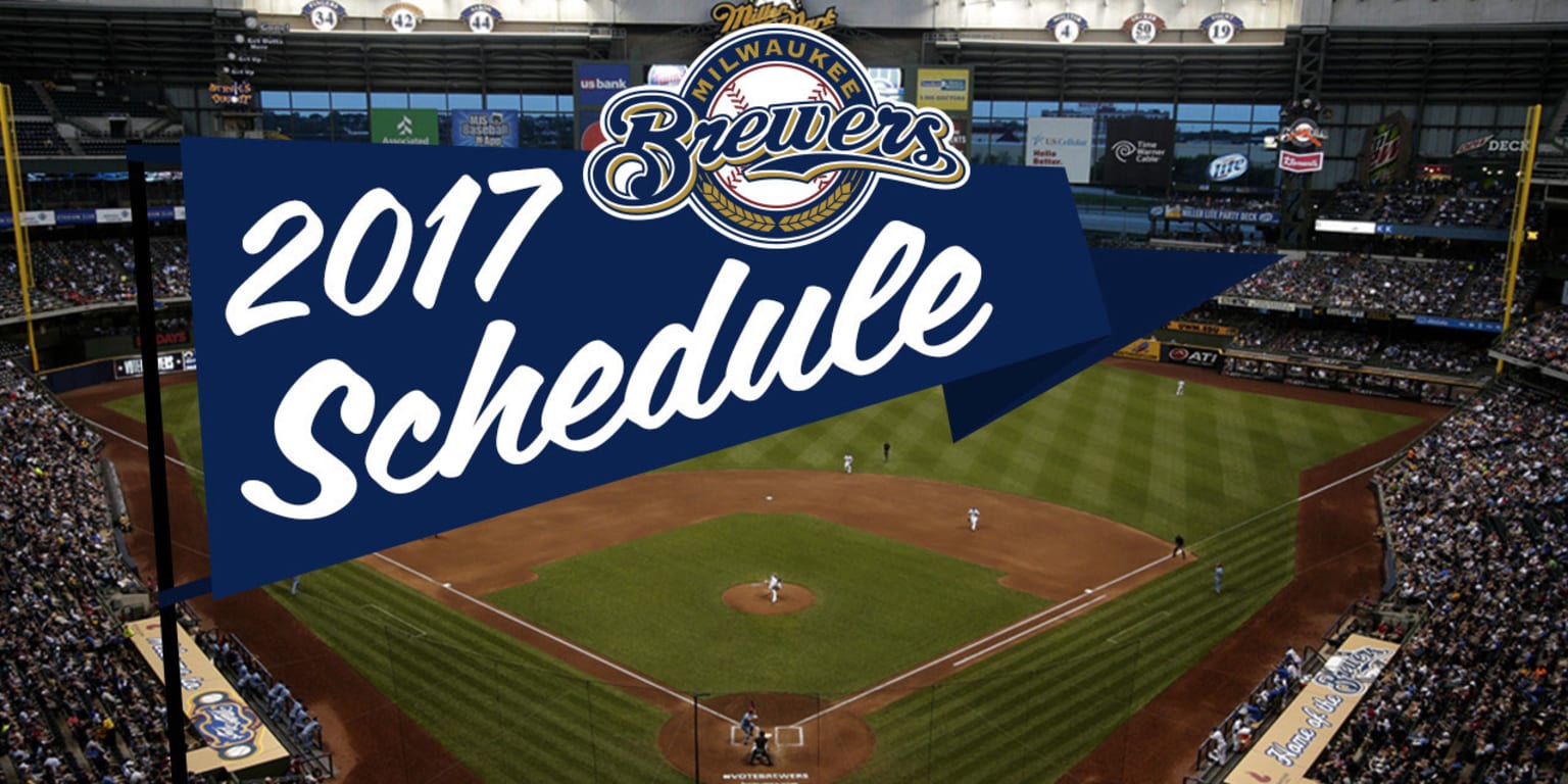 MLB releases Brewers' 2017 schedule