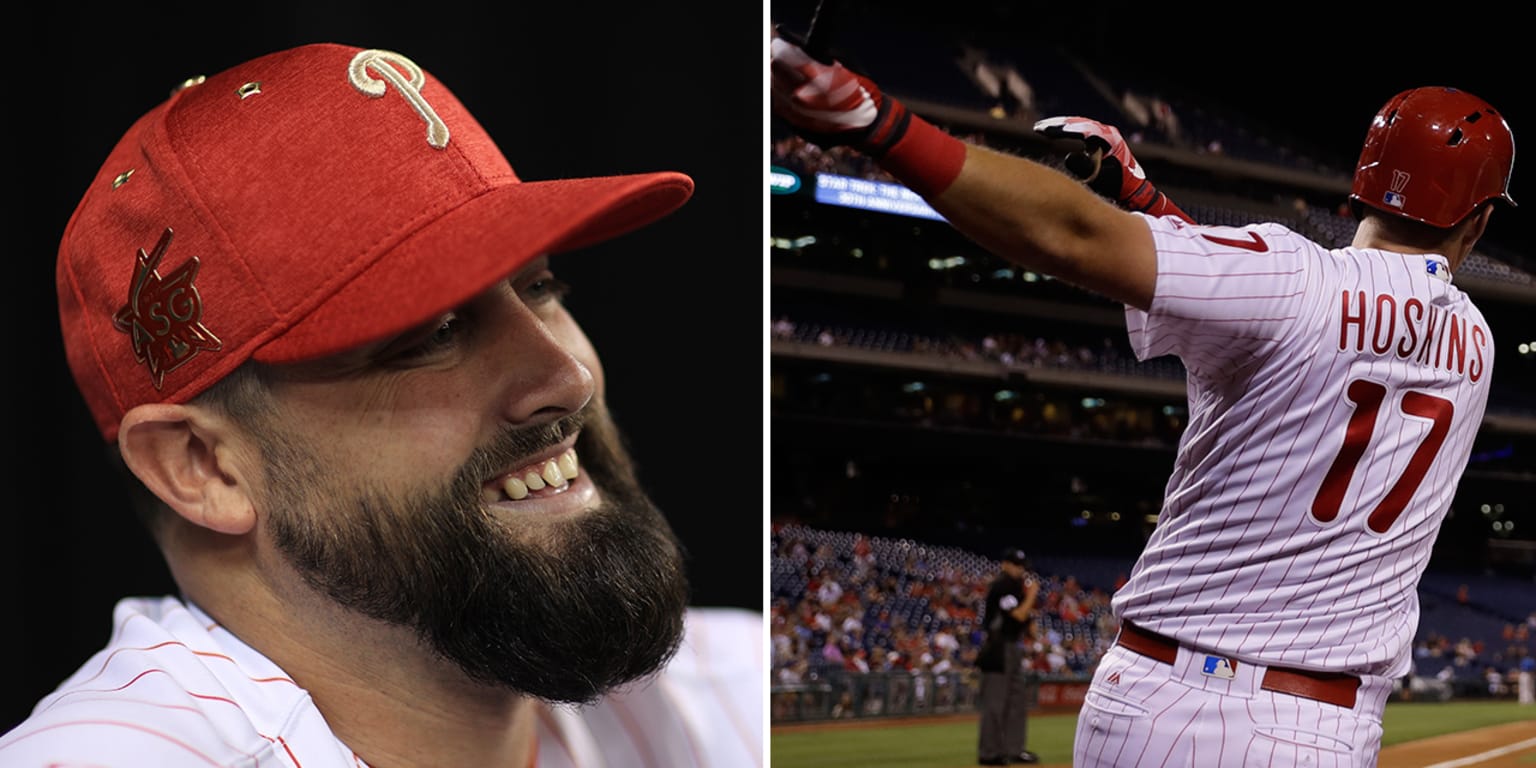 Pat Neshek trolled us all with a weird Rhys Hoskins number switcheroo - The  Good Phight