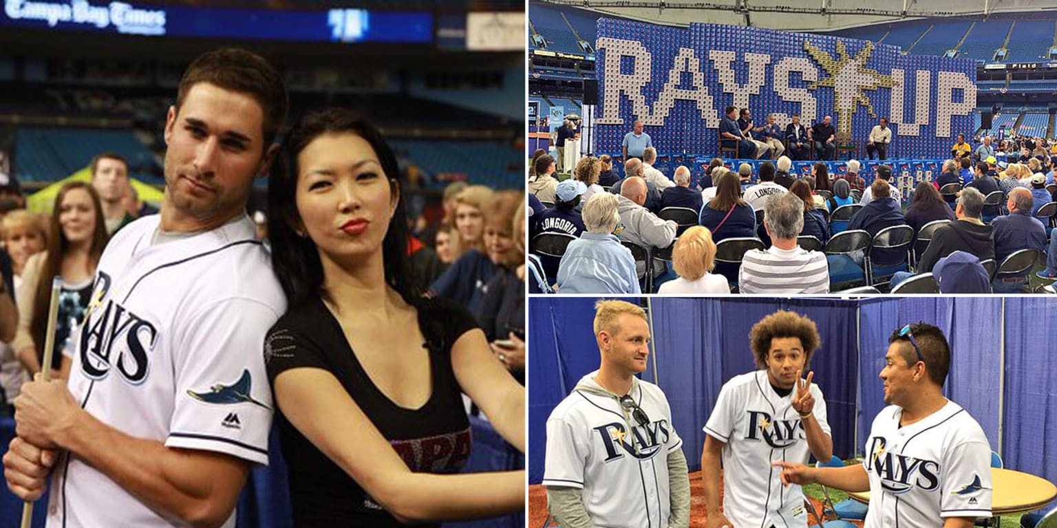 Tampa Bay Rays Fans Gather at Tropicana Field for Fan Fest