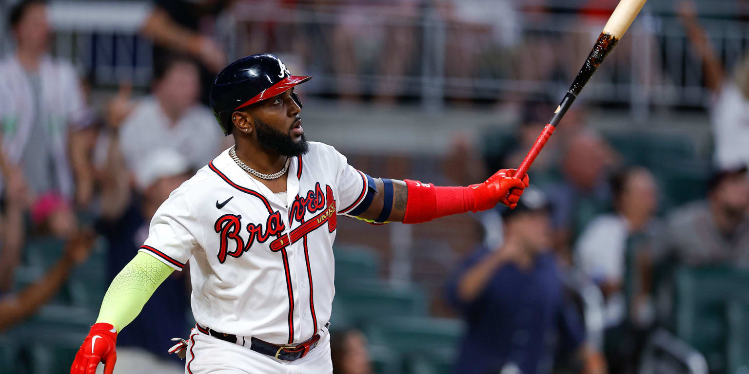 Marcell Ozuna Atlanta Braves Youth Green St. Patrick's Day Roster