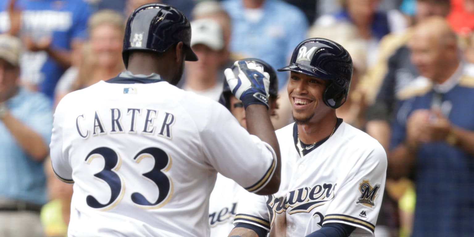 Brewers score in every inning to beat Braves