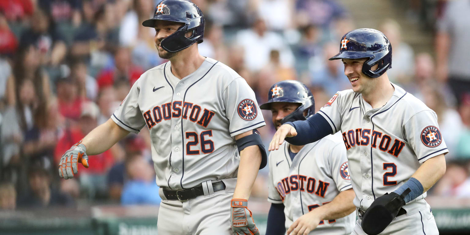 Trey Mancini's first three hits with Astros all home runs