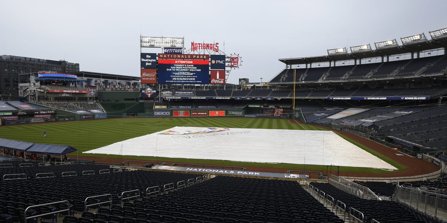 Phillies-Nationals series opener postponed due to inclement