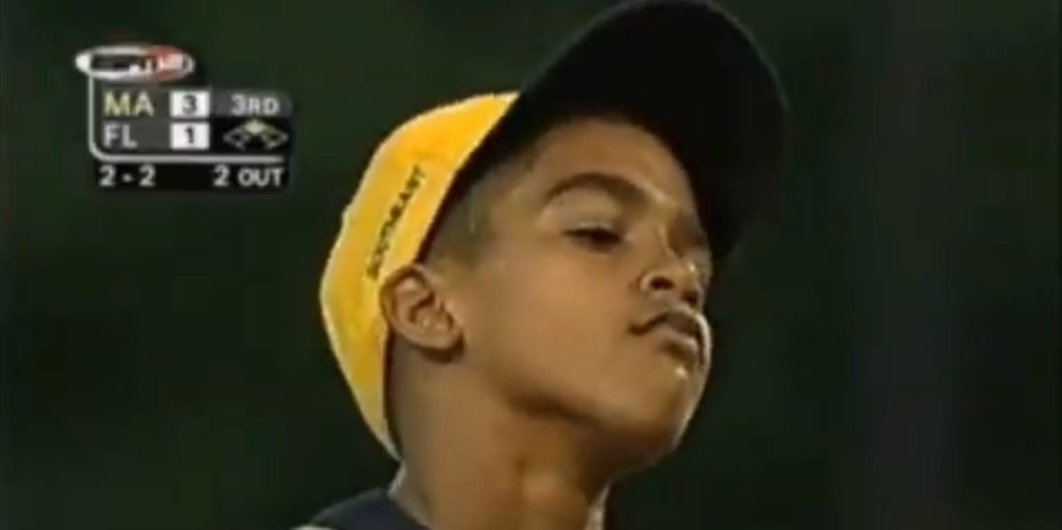 Devon Travis 2003 Little League, Blessing your timeline with this video of Devon  Travis from the 2003 Little League World Series. Intense game face  activated!, By Toronto Blue Jays
