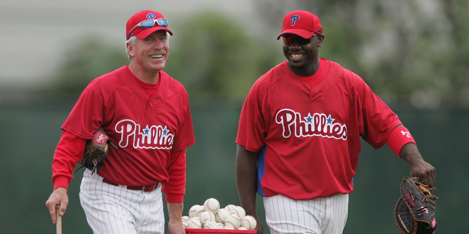 MIKE SCHMIDT  Philadelphia Phillies 1980's Majestic Away