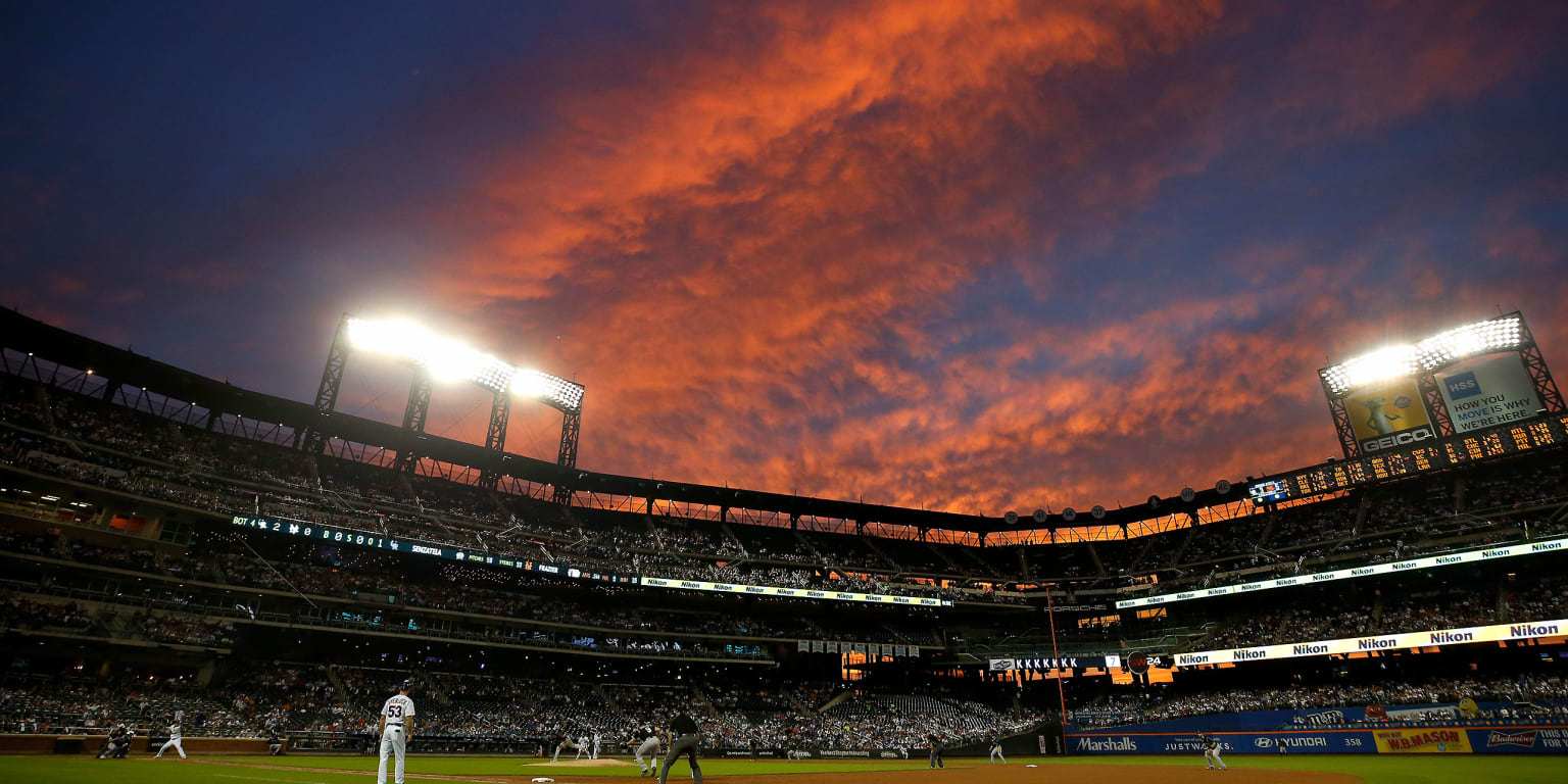 Brad on X: Last night's sunset behind the best park in baseball