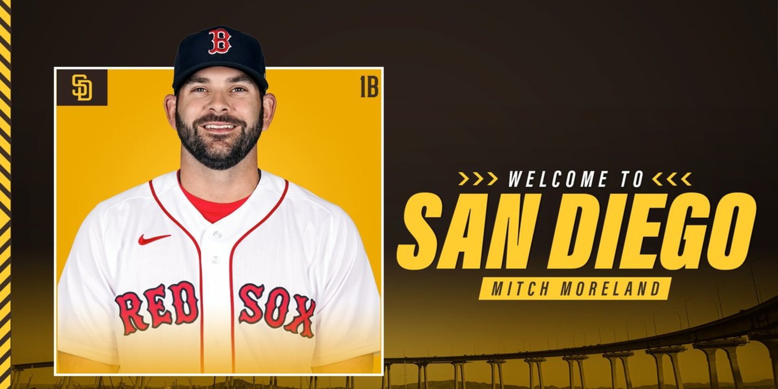 Red Sox trade 1B Mitch Moreland to Padres