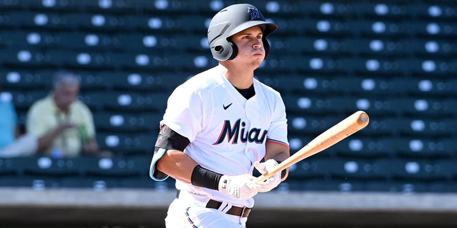 Miami Marlins' first-round pick JJ Bleday tours Marlins Park