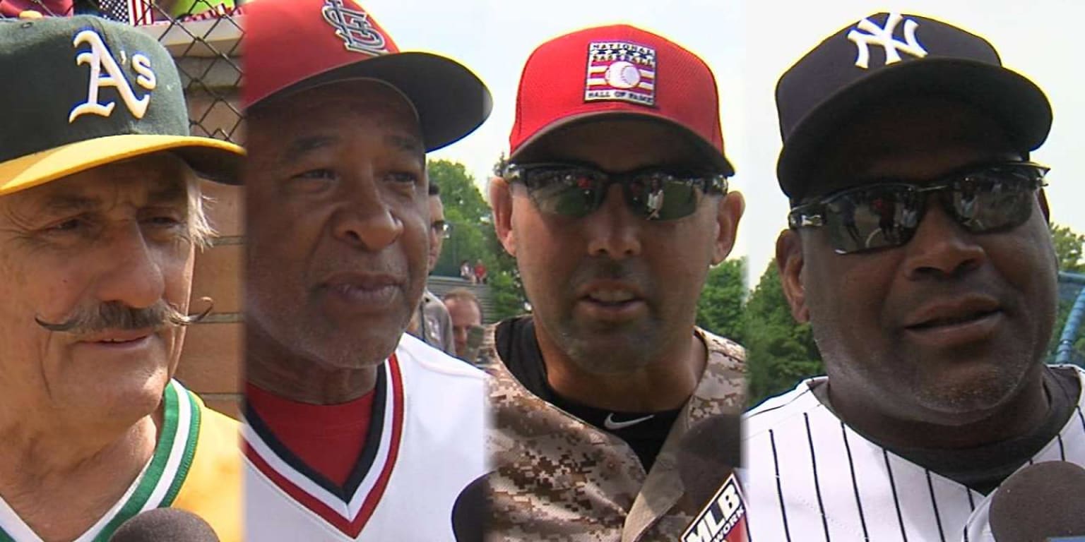 Victorino visits Cooperstown 