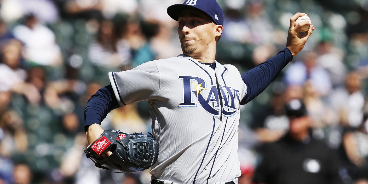 Blake Snell Tampa Bay Rays Majestic Home Official Cool Base Player