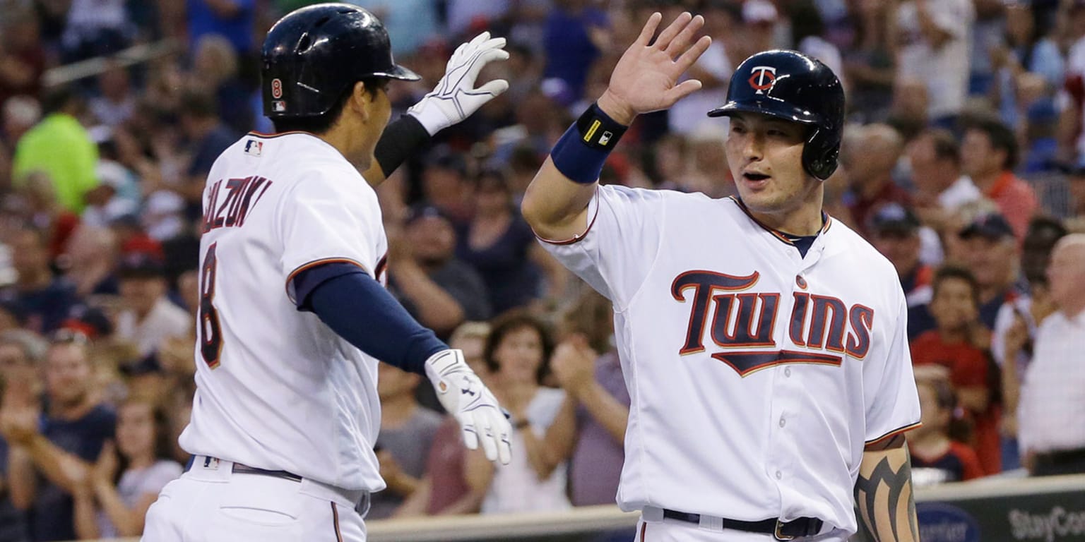 Byung Ho Park swings at Twins' first full camp