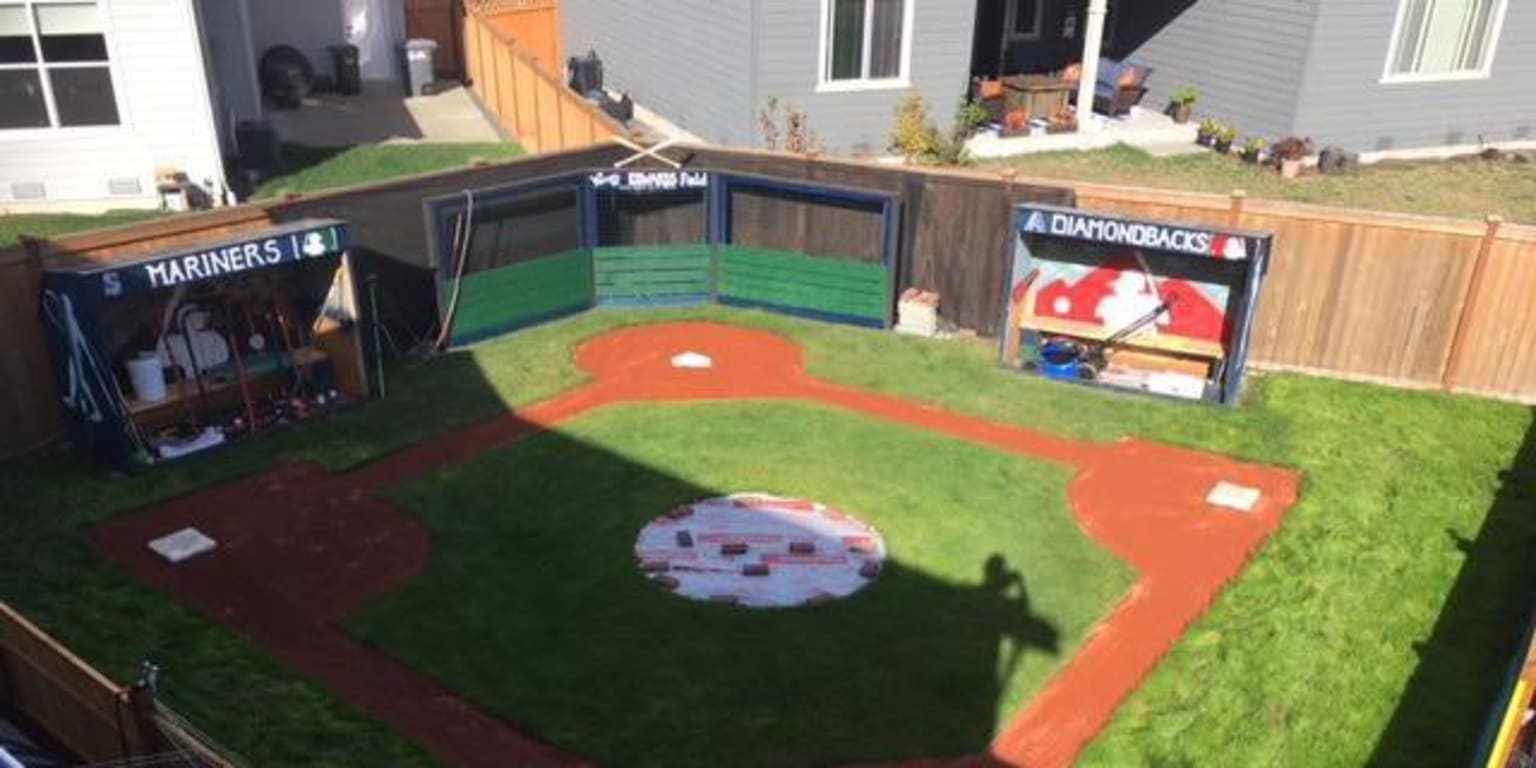 This backyard ballpark is perfect
