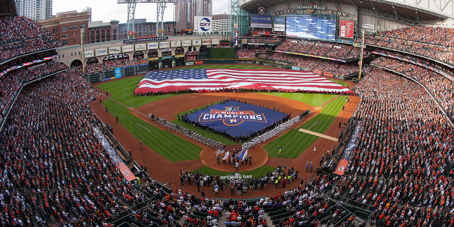 Houston Astros - Want to help hold the flag during our Opening Day