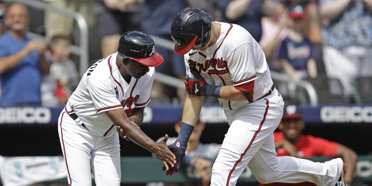Acuña, Riley and Olson homer for Braves, who hammer Angels 12-5 to take  series
